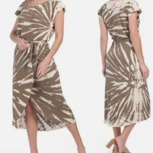NWT Young Fabulous & Broke Tie Dye Midi Dress Size Large